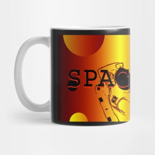 Space X face mask design A Mug